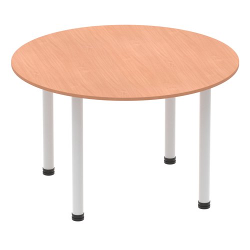 Impulse 1200 Round Tbl Beech SL Leg