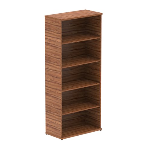 Impulse 2000mm Bookcase Walnut