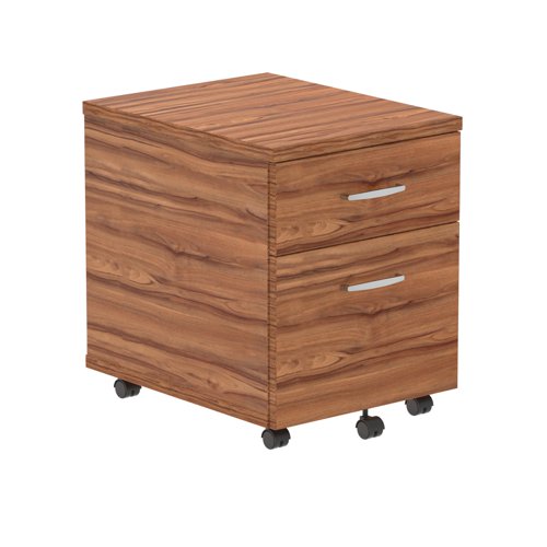 Impulse 2D Mobile Pedestal Walnut