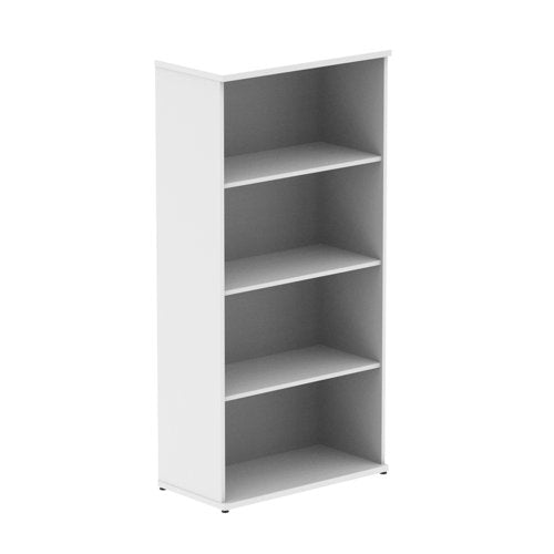 Impulse 1600mm Bookcase White