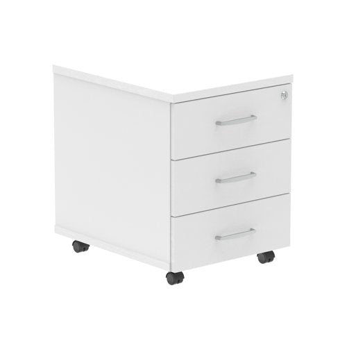 Impulse 3drw Mobile Pedestal WH