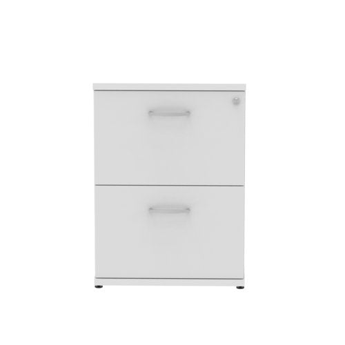 Impulse 2drw Filing Cabinet White