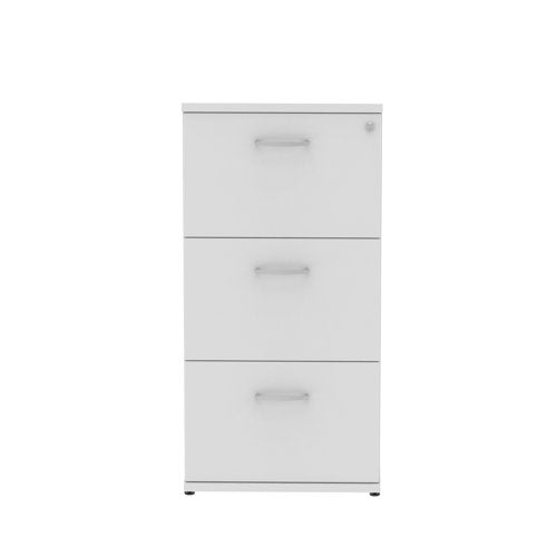 Impulse 3drw Filing Cabinet White