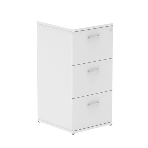 Impulse 3drw Filing Cabinet White