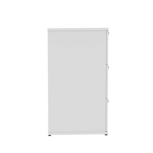 Impulse 3drw Filing Cabinet White