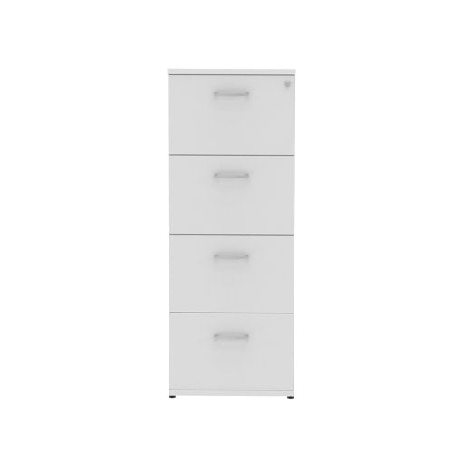Impulse 4drw Filing Cabinet White
