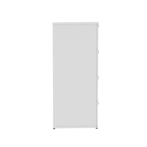 Impulse 4drw Filing Cabinet White