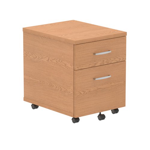 Impulse 2D Mobile Pedestal Oak