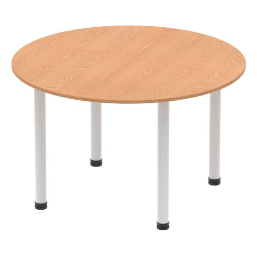 Impulse 1200 Round Tbl Oak SL Leg