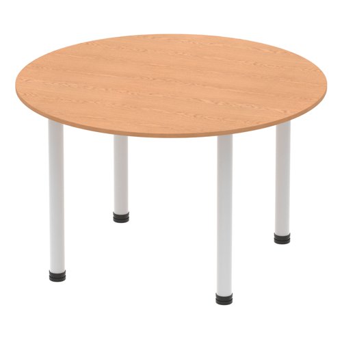 Impulse 1200 Round Tbl Oak SL Leg