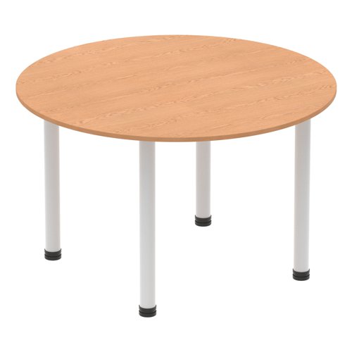 Impulse 1200 Round Tbl Oak SL Leg