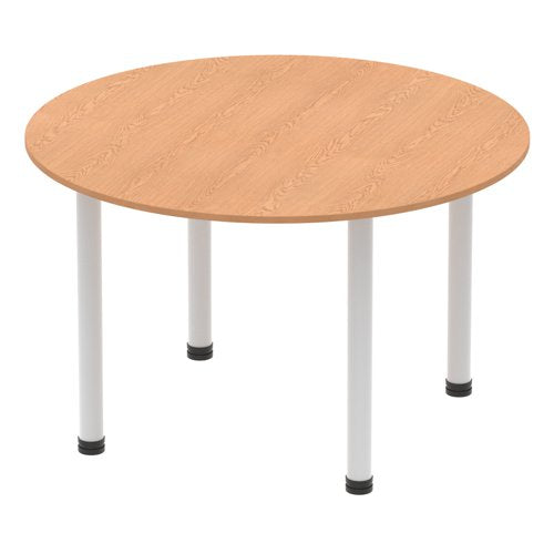 Impulse 1200 Round Tbl Oak SL Leg