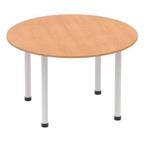 Impulse 1200 Round Tbl Oak SL Leg