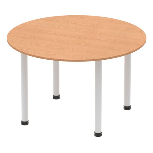 Impulse 1200 Round Tbl Oak SL Leg