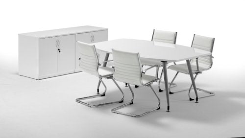 High Gloss 1600 Credenza Cboard WH