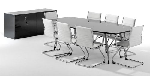 High Gloss 1600 Credenza Cboard BK