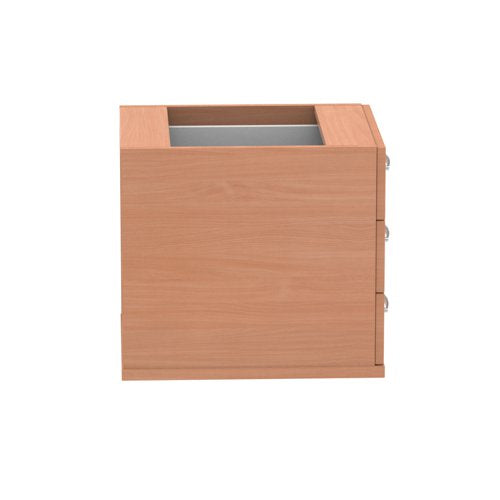 Impulse 3drw Fixed Pedestal Beech