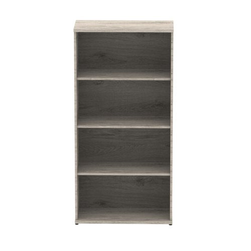 Impulse 1600mm Bookcase GY Oak