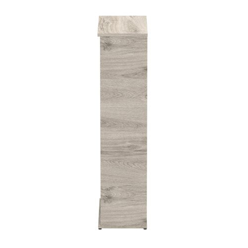 Impulse 1600mm Bookcase GY Oak