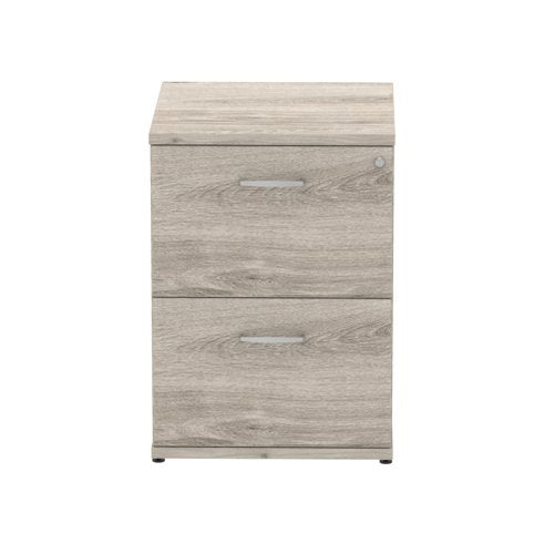 Impulse 2D Filing Cabinet GY Oak