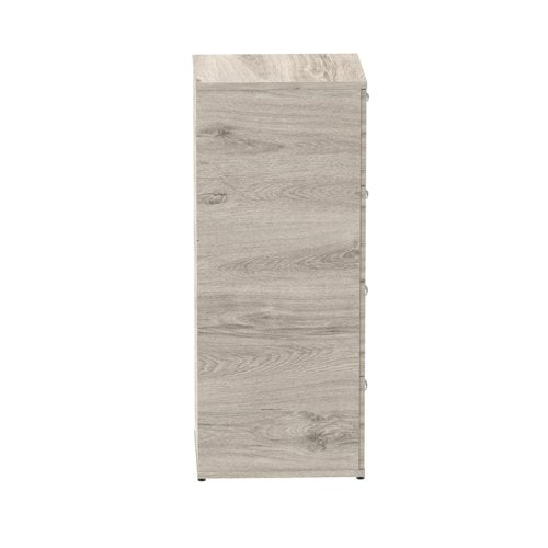 Impulse 4D Filing Cabinet GY Oak