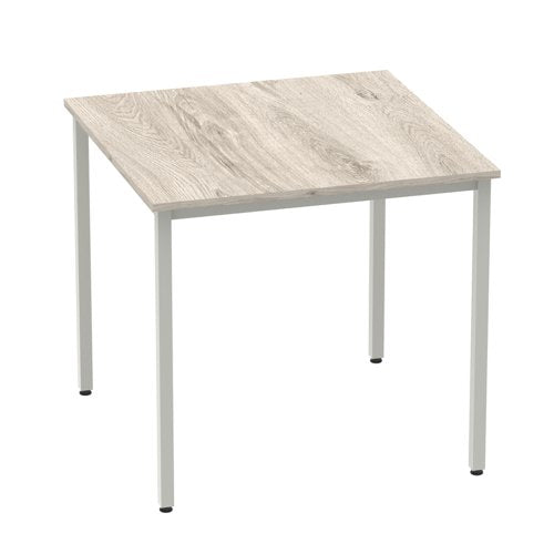 Impulse 800mm Table GY Oak SL Leg