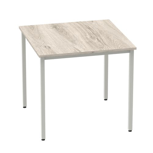 Impulse 800mm Table GY Oak SL Leg