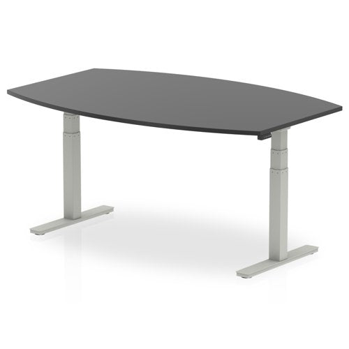 HighGloss 1800 Writabe Tble BK SL Leg