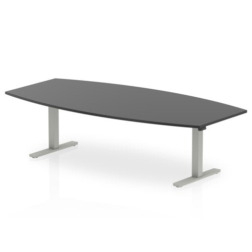 HighGloss 2400 Writabe Tble BK SL Leg