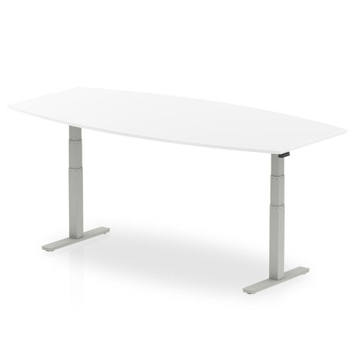 HighGloss 2400 Writabe Tble WH SL Leg