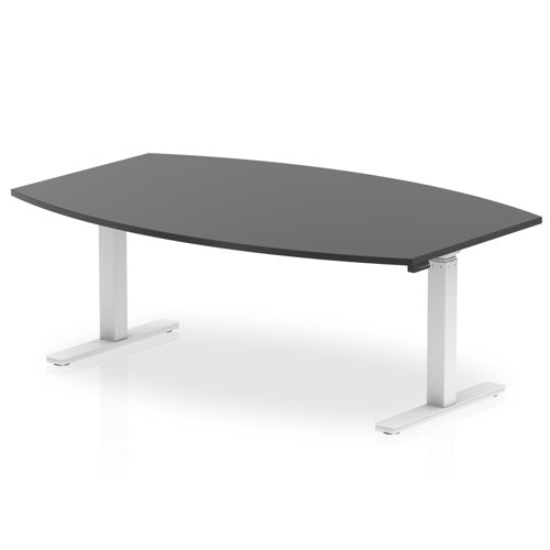 HighGloss 1800 Writabe Tble BK WH Leg