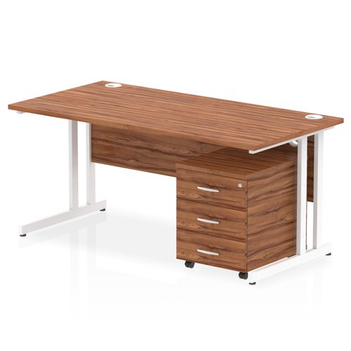 Impulse 1600x800 Desk WL WH3 Drw Ped