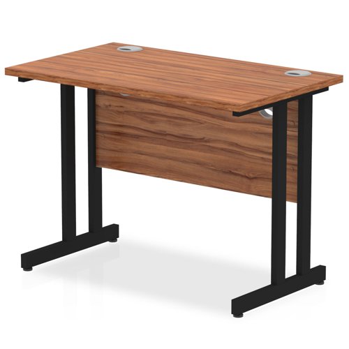 Impulse 1000x600 Walnut BK Leg
