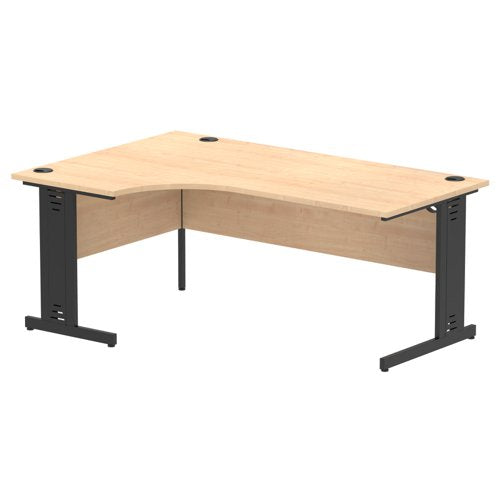 Impulse 1800mm LH Desk Cbl Man MP BK