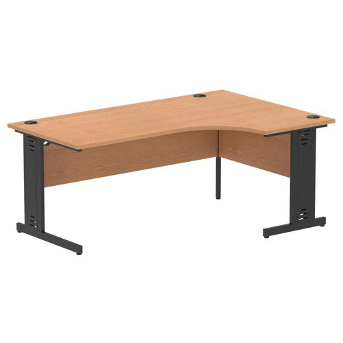 Impulse 1800mm RH Desk Cbl Man OK BK