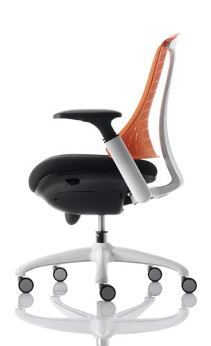 Flex White Frame Orange Back