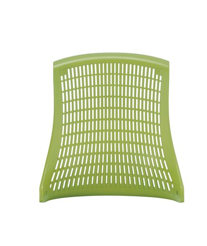 Flex White Frame Green Back wHR