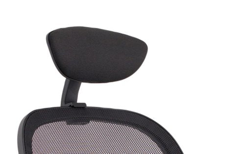 Denver Mesh Chair wHeadrest Black