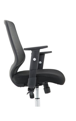 Relay Task Chair Airmesh wArms BK