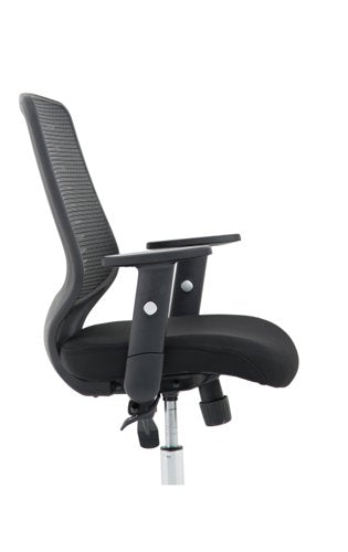 Relay Task Chair Airmesh wArms BK
