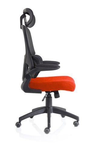 Iris Task Ops Mesh Chair HR Orange