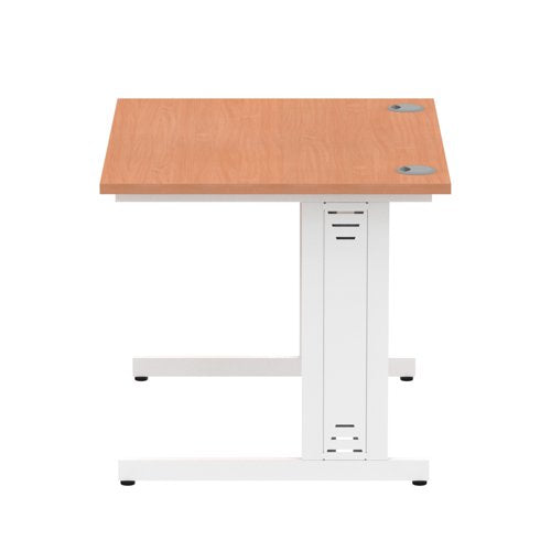 Impulse 1000x800 Beech WH Cable Leg