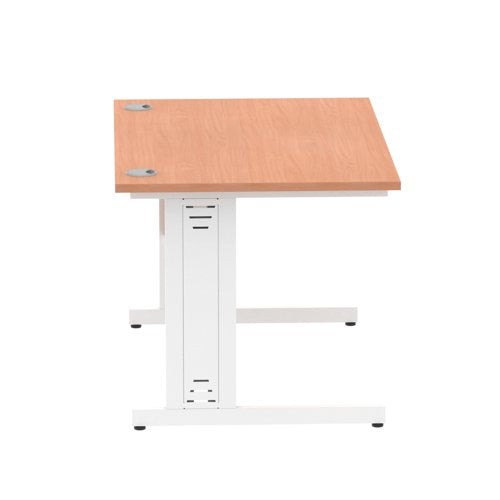 Impulse 1200x800 Beech WH Cable Leg
