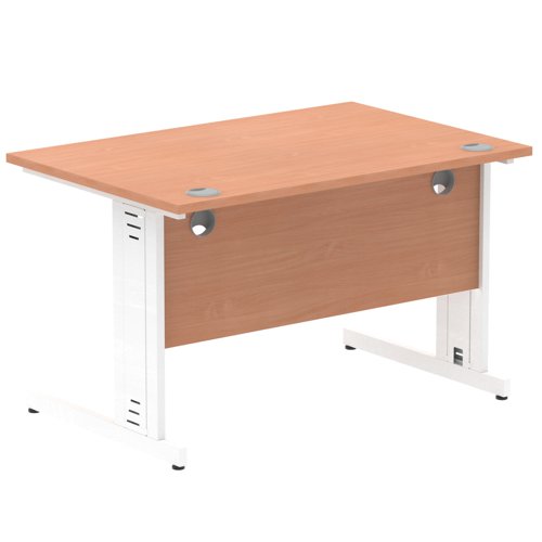 Impulse 1200x800 Beech WH Cable Leg