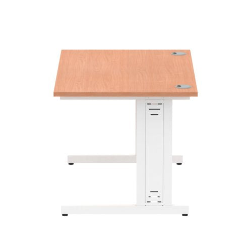 Impulse 1200x800 Beech WH Cable Leg
