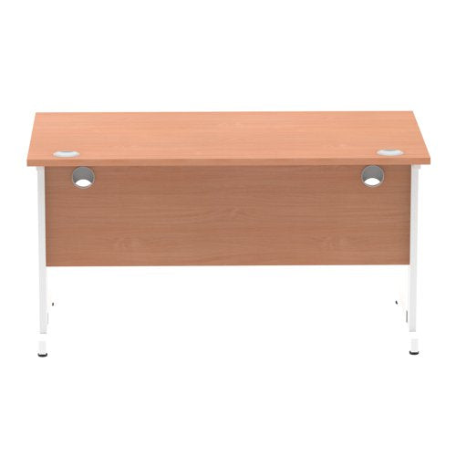 Impulse 1400x800 Beech WH Cable Leg