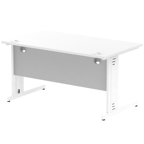 Impulse 1400x800 White WH Cable Leg