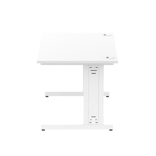Impulse 1400x800 White WH Cable Leg