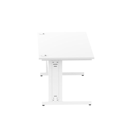 Impulse 1800x800 White WH Cable Leg