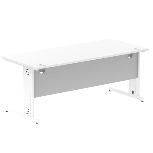 Impulse 1800x800 White WH Cable Leg